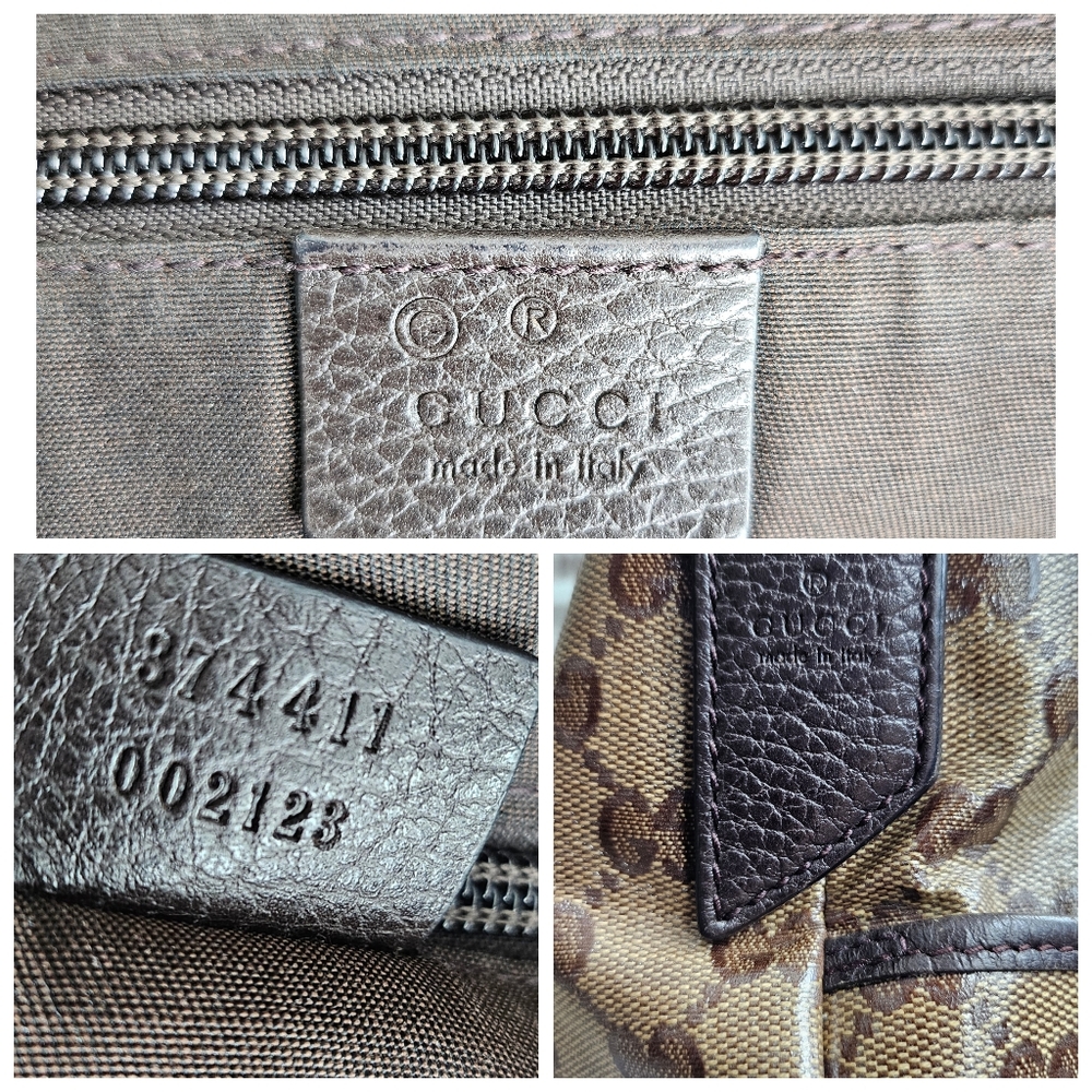 Gucci Crystal Monogram Medium Flat Messenger Bag … - image 8